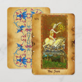 ANTIEK STREEFCIJFERS 19 / DE ZON AANKONDIGING (Voorkant / Achterkant)