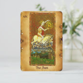 ANTIEK STREEFCIJFERS 19 / DE ZON AANKONDIGING (Staand voorkant)