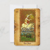 ANTIEK STREEFCIJFERS 19 / DE ZON AANKONDIGING (Voorkant)