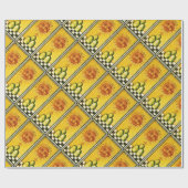 ANTIEK STREEFCIJFERS 19 / DE ZON CADEAUPAPIER (Vlak)