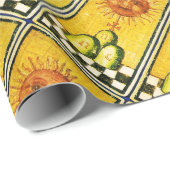 ANTIEK STREEFCIJFERS 19 / DE ZON CADEAUPAPIER (Rol Hoek)