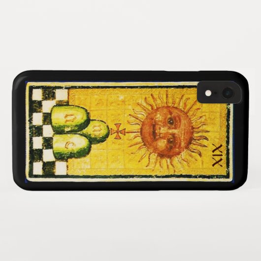 ANTIEK STREEFCIJFERS 19 / DE ZON Case-Mate iPhone CASE (Achterkant (horizontaal))