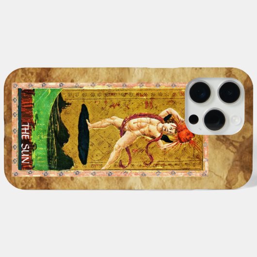 ANTIEK STREEFCIJFERS 19 / DE ZON Case-Mate iPhone CASE (Achterkant (horizontaal))