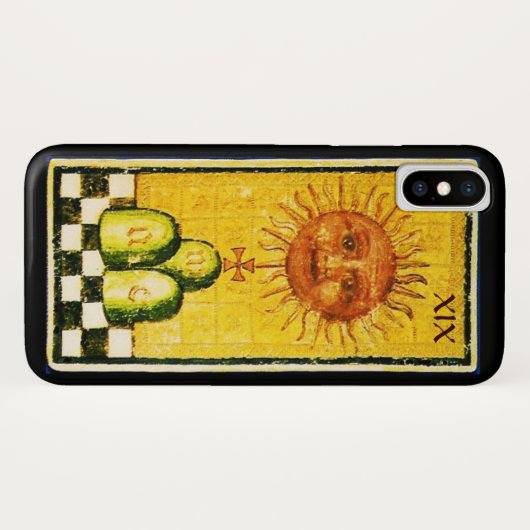 ANTIEK STREEFCIJFERS 19 / DE ZON Case-Mate iPhone CASE (Achterkant (horizontaal))