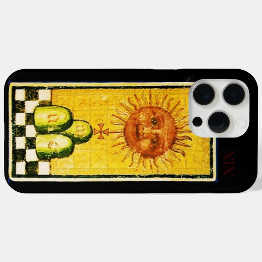 ANTIEK STREEFCIJFERS 19 / DE ZON Case-Mate iPhone CASE (Achterkant (horizontaal))