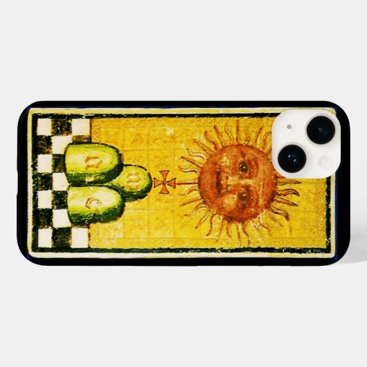 ANTIEK STREEFCIJFERS 19 / DE ZON Case-Mate iPhone CASE (Achterkant (horizontaal))