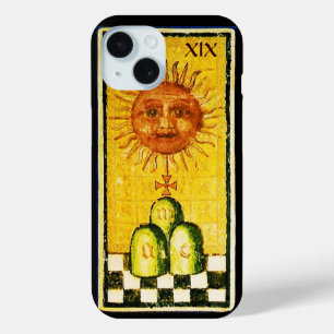 ANTIEK STREEFCIJFERS 19 / DE ZON iPhone 15 CASE
