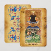 ANTIEK STREEFCIJFERS 21 / DE WERELD AANKONDIGING (Voorkant / Achterkant)