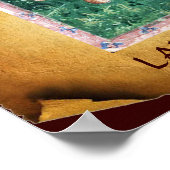 ANTIEK STREEFCIJFERS VOOR HERVERZEKERING/LADY VAN  POSTER (Hoek)