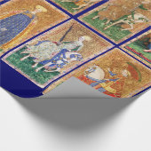 ANTIEK STREEFCIJFERS VOOR VERLENGING CADEAUPAPIER (Hoek)