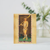 ANTIEK STREEFCIJFERS VOOR VERNIEUWING / FOOL BRIEFKAART (Staand voorkant)