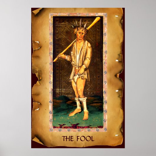 ANTIEK STREEFCIJFERS VOOR VERNIEUWING / FOOL POSTER (Voorkant)
