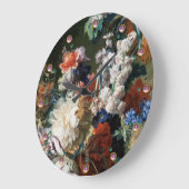 ANTIEK STROOMAFLORAAL, PINK RED ANEMONES WHITE FLO GROTE KLOK (Hoek)