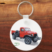 Antiek stroomwagon Sleutelhanger (Voorkant)