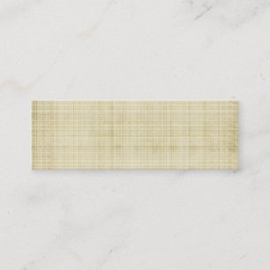 Antiek structuurpatroon mini visitekaartje