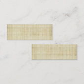 Antiek structuurpatroon mini visitekaartje (Voorkant / Achterkant)