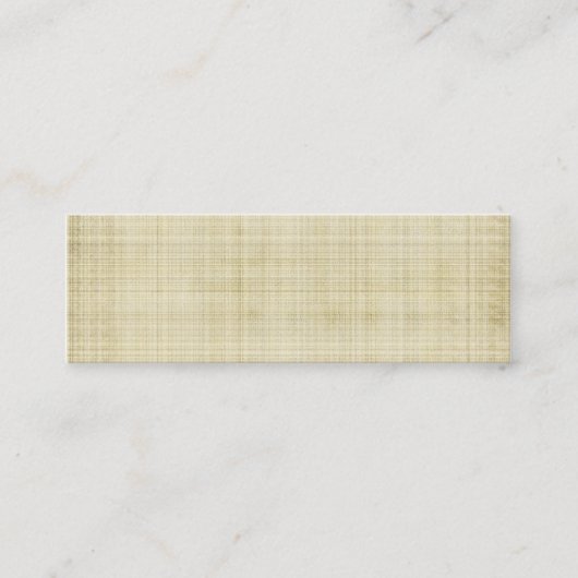 Antiek structuurpatroon mini visitekaartje (Voorkant)