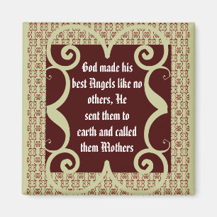 ANTIEK STYLMOEDERS POEM MAGNET