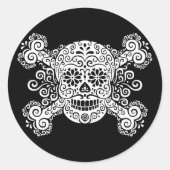 Antiek suikerriet ronde sticker (Voorkant)