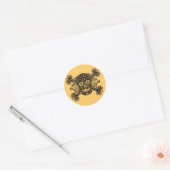 Antiek suikerriet ronde sticker (Envelop)