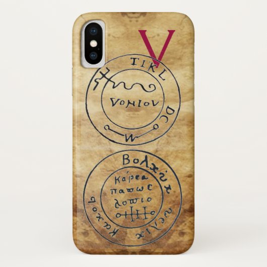 ANTIEK TALISMAN/PIRAAT-BEHANDELING MAPS PARCHMENT Case-Mate iPhone CASE (Achterkant)