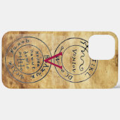 ANTIEK TALISMAN/PIRAAT-BEHANDELING MAPS PARCHMENT Case-Mate iPhone CASE (Achterkant / Rechts)
