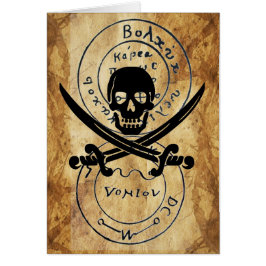 ANTIEK TALISMAN/PIRAAT TREASURE MAP