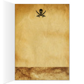 ANTIEK TALISMAN/PIRAAT TREASURE MAP (Binnen (Rechts))