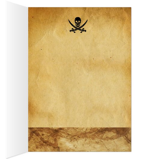 ANTIEK TALISMAN/PIRAAT TREASURE MAP (Binnen (Rechts))