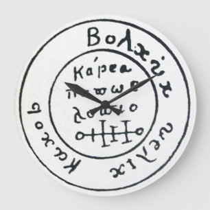 ANTIEK TALISMAN/PIRAAT TREASURE MAP GROTE KLOK