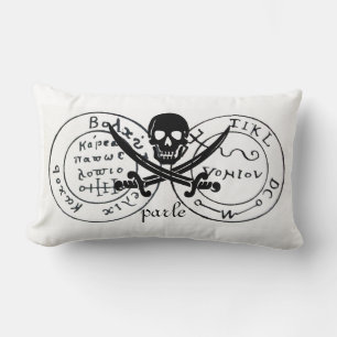 ANTIEK TALISMAN/PIRAAT TREASURE MAP KUSSEN