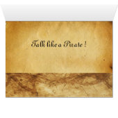 ANTIEK TALISMAN/PIRAAT TREASURE MAP WAX SEAL (Binenzijde Horizontaal (Onderkant))