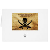 ANTIEK TALISMAN/PIRAAT TREASURE MAP WAX SEAL (Achterkant Horizontaal)