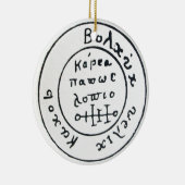 ANTIEK TALISMAN/PIRATEN BEHANDELINGSKAARTEN KERAMISCH ORNAMENT (Rechts)