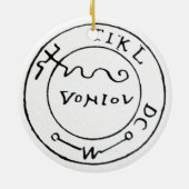 ANTIEK TALISMAN/PIRATEN BEHANDELINGSKAARTEN KERAMISCH ORNAMENT (Achterkant)
