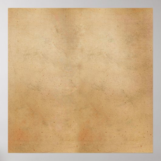 Antiek Tan Grunge-papier Poster (Voorkant)