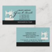 Antiek tapebandmachine voor het afdrukken van zwar visitekaartje (Voorkant / Achterkant)