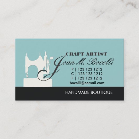 Antiek tapebandmachine voor het afdrukken van zwar visitekaartje (Voorkant)