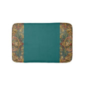 Antiek Tapestry Jewel Tones Dark Blauwgroen ftalo Badmat (Voorkant)