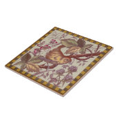 Antiek tapewisselaar voor vogels en bessen Transfe Tegeltje (Zijkant)