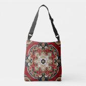 Antiek tapijt Rug Kilim Crossbody Tas (Voorkant)