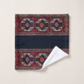 Antiek tapijtontwerp bad handdoek (Wasdoekje)