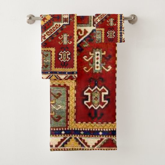 Antiek tapijttapijt bad handdoek (Insitu)