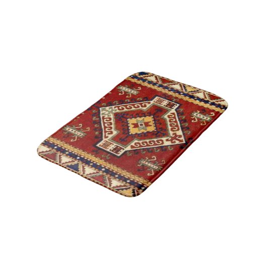 Antiek tapijttapijt badmat (Gekanteld)