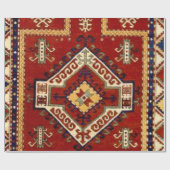 Antiek tapijttapijt cadeaupapier (Vlak)