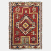 Antiek tapijttapijt deken (Voorkant Verticaal)