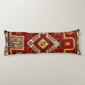 Antiek tapijttapijt lichaamskussen (Achterkant)
