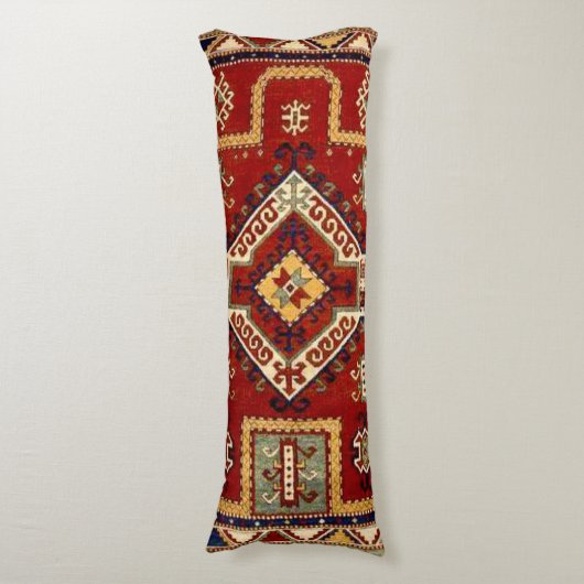 Antiek tapijttapijt lichaamskussen (Voorkant Verticaal)