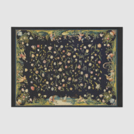 Antiek tapijttapijt tissuepapier