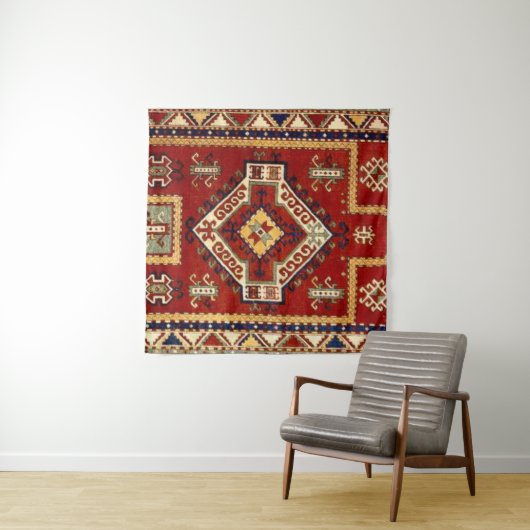 Antiek tapijttapijt wandkleed (In situ)